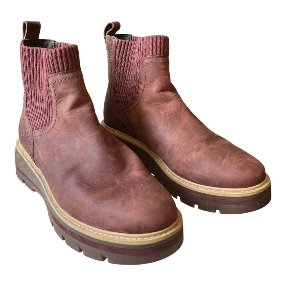 Timberland Boots Womens Cervinia Valley Ortholite Chelsea Ankle ReBOTL Size 9